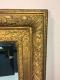 Antique 19th Century French Wall Mirror with Beautiful Ornate Frame