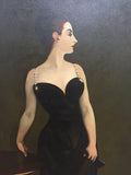 Exceptional Painting after John Singer Sargent's, "Madame X"