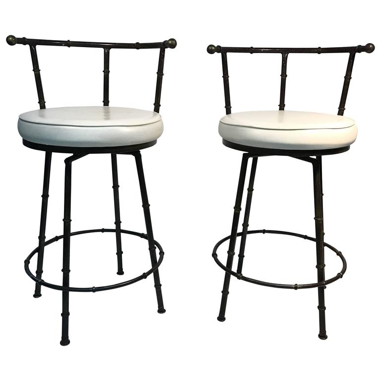 Bamboo style bar hotsell stools