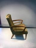 Modernist Art Deco Pair of KEM Weber Lounge Chairs