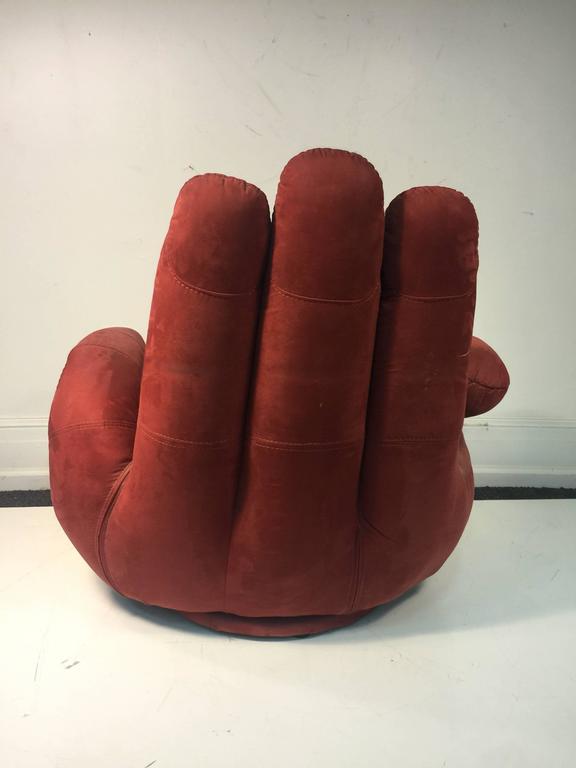Plush clearance hand chair