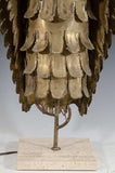 Abstract Brutalist Owl Table Lamp by Curtis Jere