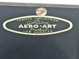 Aerodynamic Art Deco Aluminium and Black Bakelite Aero-Art Bar Cart