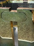 Amazing Golden Bronze Modernist Puzzle Table