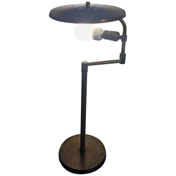 Amazing Industrial Style Adjustable Desk Lamp in the Manner of Paavo Tynell