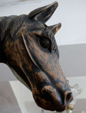 Antique Carved Wooden Horse Head Trade Sign