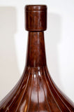 Antique Mahogany and Bronze French Champagne Bottle Bar