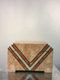 Art Deco Inspired Box in Tessellated Marble by Maitland-Smith