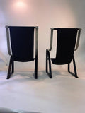 Art Deco Pair of Sling Chairs Designed by Salvatore Bevelacqua
