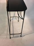 Beautiful Art Deco Wrought Iron Vanity and Chair by Ferro Brandt