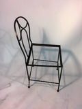 Beautiful Art Deco Wrought Iron Vanity and Chair by Ferro Brandt