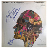 Colorful Autographed Chuck Berry Album Cover 'from St.Louie to Frisco