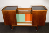 Danish Modern Expandable Bar or Tea Cart by Niels Erik Glasdam Jensen