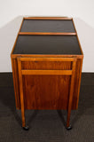 Danish Modern Expandable Bar or Tea Cart by Niels Erik Glasdam Jensen