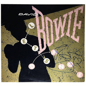 David Bowie Autographed 'Let's Dance' Single Record Cover