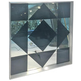 Dramatic Verner Panton Pop Art Geometric Mirror