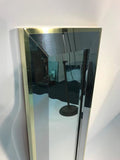 Elegant Brass and Chrome Wall Mirror by Design Institute of America