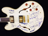 Ephiphone Sheraton Guitar Autographed by Music Legends