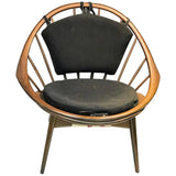 Exceptional Danish Lounge Chair in the Manner of Vladimir Kagan