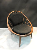 Exceptional Danish Lounge Chair in the Manner of Vladimir Kagan