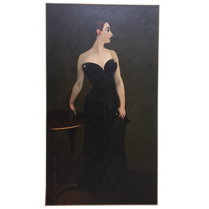 Exceptional Painting after John Singer Sargent's, "Madame X"