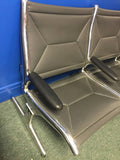 Exceptional Pair of Seven-Seat Eames for Herman Miller Airport Benches