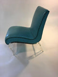 Fabulous Pair of Grosfeld House Lucite Lounge Chairs by Lorin Jackson