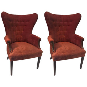 Great Pair of Hans Wegner Papa Bear/Italian Style Armchairs