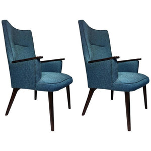 Great Pair of Hans Wegner Style Armchairs