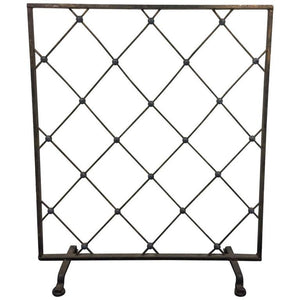 Incredible Iron Screen or Room Divider in the Manner of Jean Royère