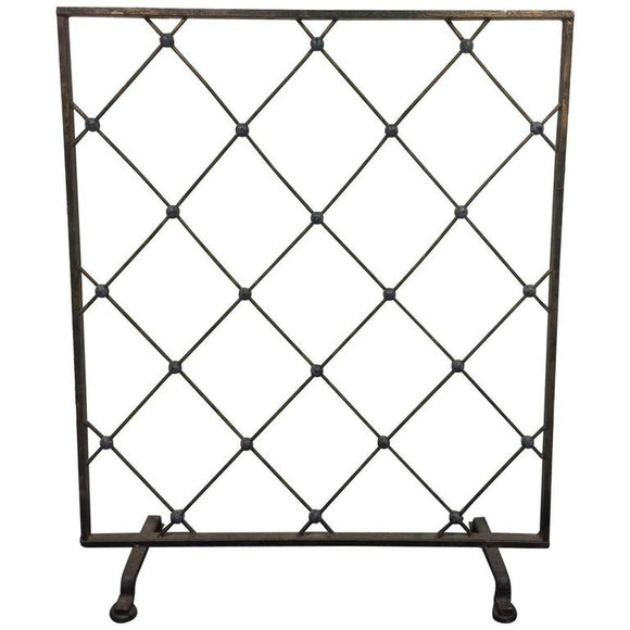 Incredible Iron Screen or Room Divider in the Manner of Jean Royère