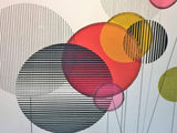 Large Scale Colorful Modernist Painting in the Manner of Alexander Calder