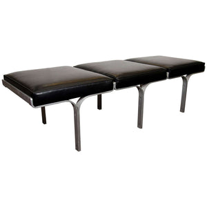 Midcentury Three-Seat Bench by Estelle and Erwine Laverne