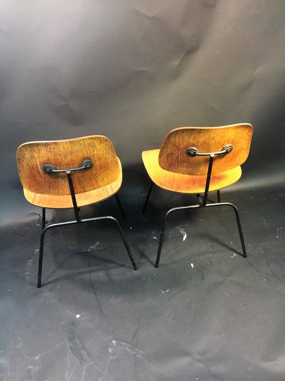 Pair of Early Charles Eames LCM Chairs – NYC MODERN