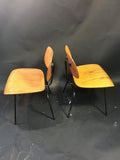 Pair of Early Charles Eames LCM Chairs
