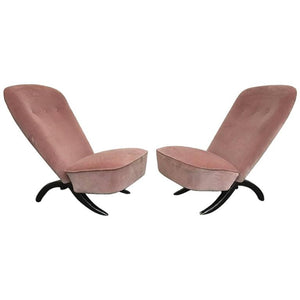 Pair of Theo Ruth for Artifort "Congo" Chairs, circa 1950