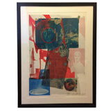 Robert Rauschenberg Pencil Signed 1968 Color Lithograph