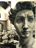 Set of Two Exceptional Quality Photographs of Roman Busts Signed and Dated